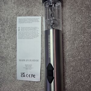 Mark & Graham Silver Electric Corkscrew